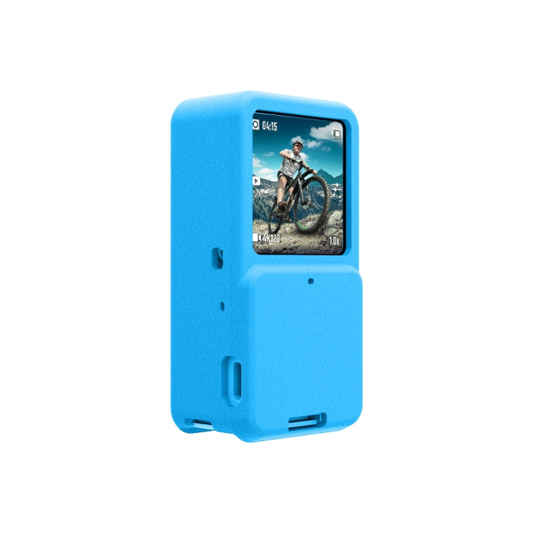 PULUZ Silicone Protective Case for DJI Action 2(Blue) - Case & Bags by PULUZ | Online Shopping UK | buy2fix