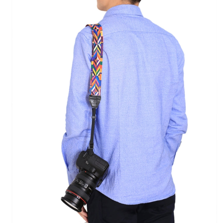 PULUZ Retro Ethnic Style Multi-color Series Shoulder Neck Strap Camera Strap for SLR / DSLR Cameras - Camera Accessories by PULUZ | Online Shopping UK | buy2fix