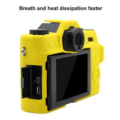 PULUZ Soft Silicone Protective Case for FUJIFILM X-T20(Yellow) - Camera Accessories by PULUZ | Online Shopping UK | buy2fix