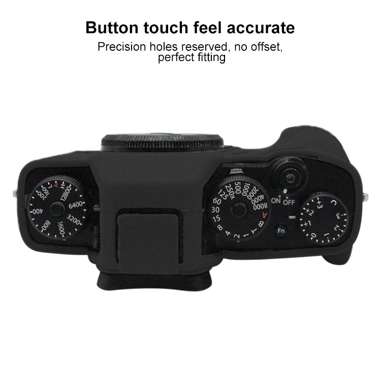 PULUZ Soft Silicone Protective Case for FUJIFILM XT3(Black) - Camera Accessories by PULUZ | Online Shopping UK | buy2fix