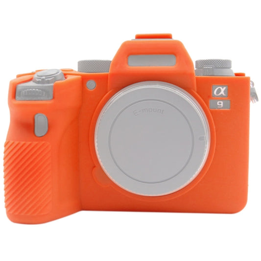 PULUZ Soft Silicone Protective Case for Sony ILCE-9M2/ Alpha 9 II / A92(Orange) - Camera Accessories by PULUZ | Online Shopping UK | buy2fix