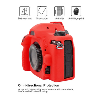 PULUZ Soft Silicone Protective Case for Nikon D780(Red) - Protective Case by PULUZ | Online Shopping UK | buy2fix