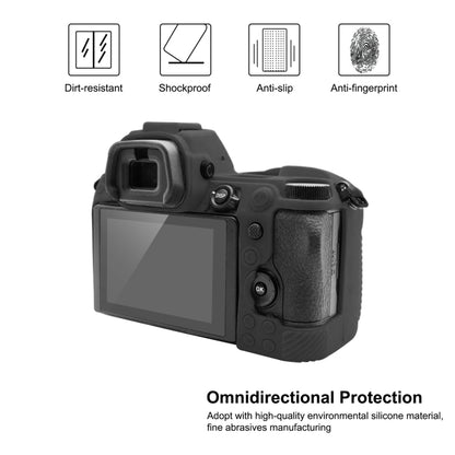 PULUZ Soft Silicone Protective Case for Nikon Z6 II(Black) - Camera Accessories by PULUZ | Online Shopping UK | buy2fix