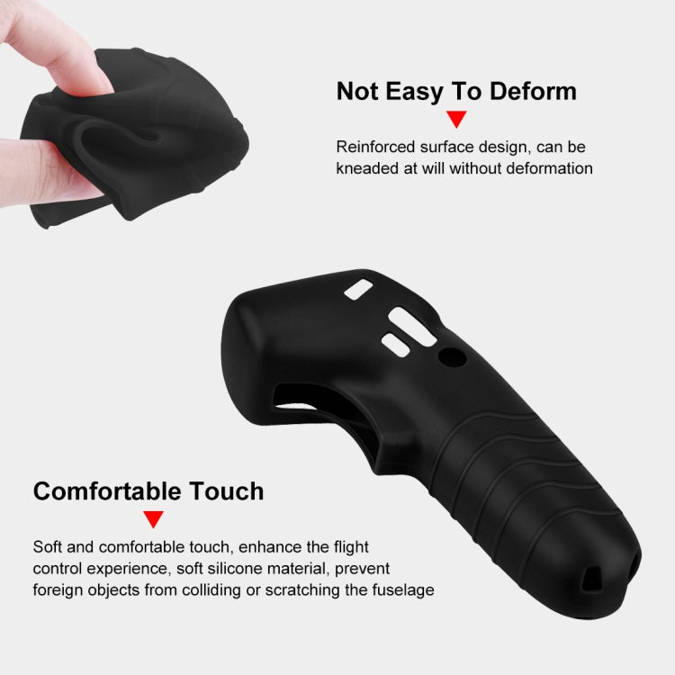 For DJI RC Motion 2 / DJI Avata / FPV Rocker PULUZ Silicone Protective Case with Neck Strap(Black) - DJI & GoPro Accessories by PULUZ | Online Shopping UK | buy2fix