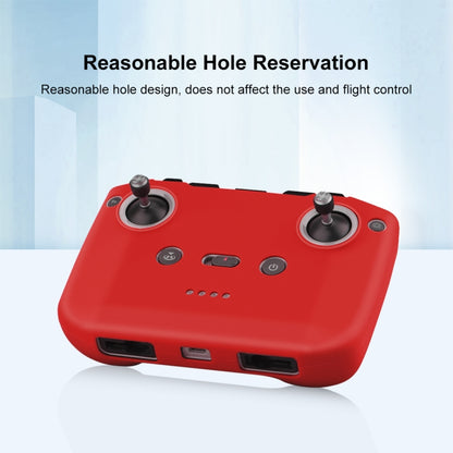 PULUZ Shockproof Anti-scratch Silicone Case with Neck Strap For DJI Neo / Mini 3 / 3 Pro / Mavic 3 / Air 2S / Mini 2 RC-N2 / RC-N1 / RC-N3 Remote Control(Red) - Case & Bags by PULUZ | Online Shopping UK | buy2fix