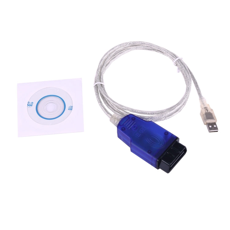 USB 2.0 Diagnostic Cable KKL VAG-COM for VW / Audi 409.1(Blue) - In Car by buy2fix | Online Shopping UK | buy2fix