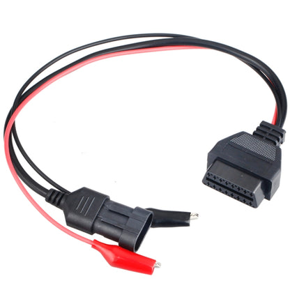 3 x 3 Pin to 16 Pin OBDII Diagnostic Cable for Fiat - In Car by buy2fix | Online Shopping UK | buy2fix