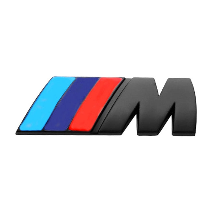 M Style Metal Chrome Badge Sticker - 3D Metal Sticker by buy2fix | Online Shopping UK | buy2fix