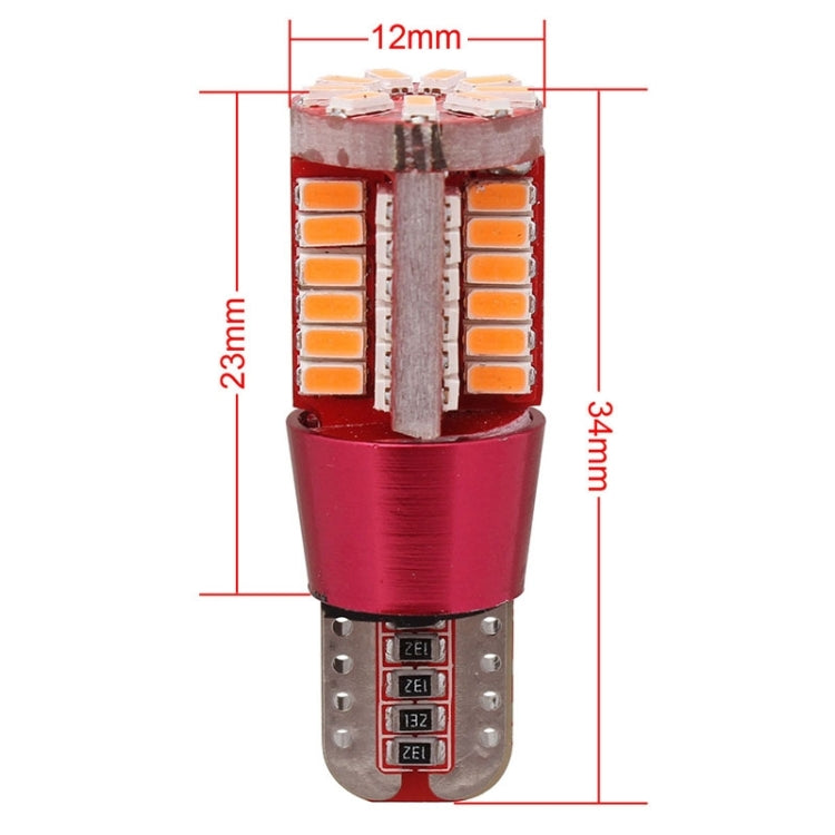 2 PCS T10 5W 285LM Pink Light 57 SMD 4014 LED Error-Free Canbus Car Clearance Lights Lamp, DC 12V - In Car by buy2fix | Online Shopping UK | buy2fix