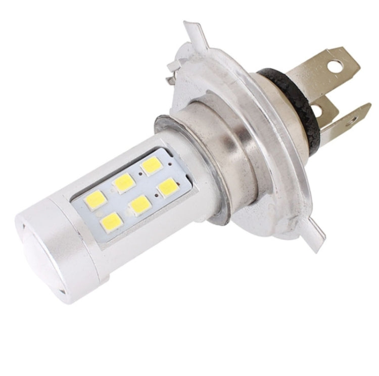 H4 4.2W 630LM White Light 21 LED 2835 SMD Car Headlamp Bulb, Constant Current, DC 12-24V - In Car by buy2fix | Online Shopping UK | buy2fix