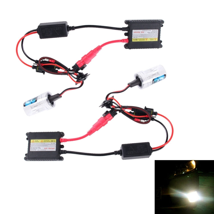 DC12V 35W 2x H7 Slim HID Xenon Light, High Intensity Discharge Lamp, Color Temperature: 8000K - In Car by buy2fix | Online Shopping UK | buy2fix
