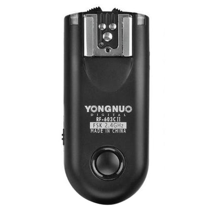 2 PCS YONGNUO RF603C II FSK 2.4GHz Wireless Flash Trigger with C1 Shutter Connecting Cable - Wireless Flash Trigger by YONGNUO | Online Shopping UK | buy2fix