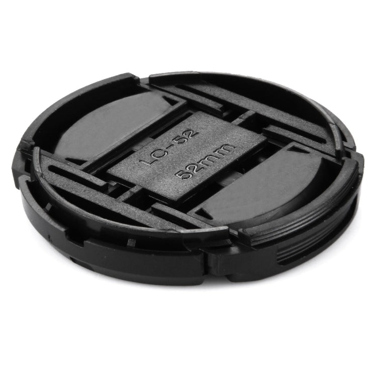 52mm Center Pinch Camera Lens Cap(Black) - Camera Accessories by buy2fix | Online Shopping UK | buy2fix