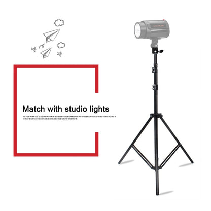 68cm-200cm Height Professional Photography Aluminum Lighting Stand for Studio Flash Light(Black) - Camera Accessories by buy2fix | Online Shopping UK | buy2fix