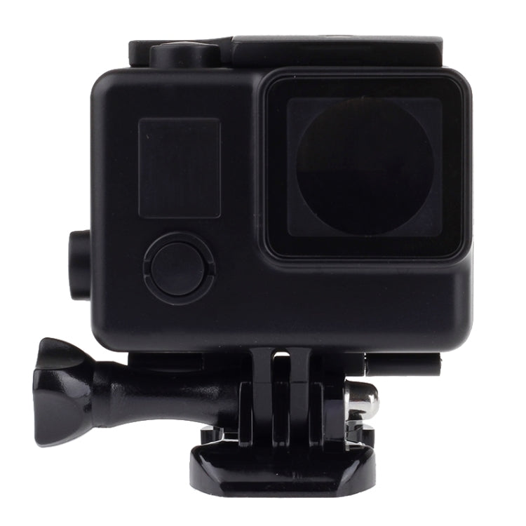 Black Edition Waterproof Housing Protective Case with Buckle Basic Mount for GoPro HERO4 /3+,  Waterproof Depth: 10m(Black) - DJI & GoPro Accessories by buy2fix | Online Shopping UK | buy2fix