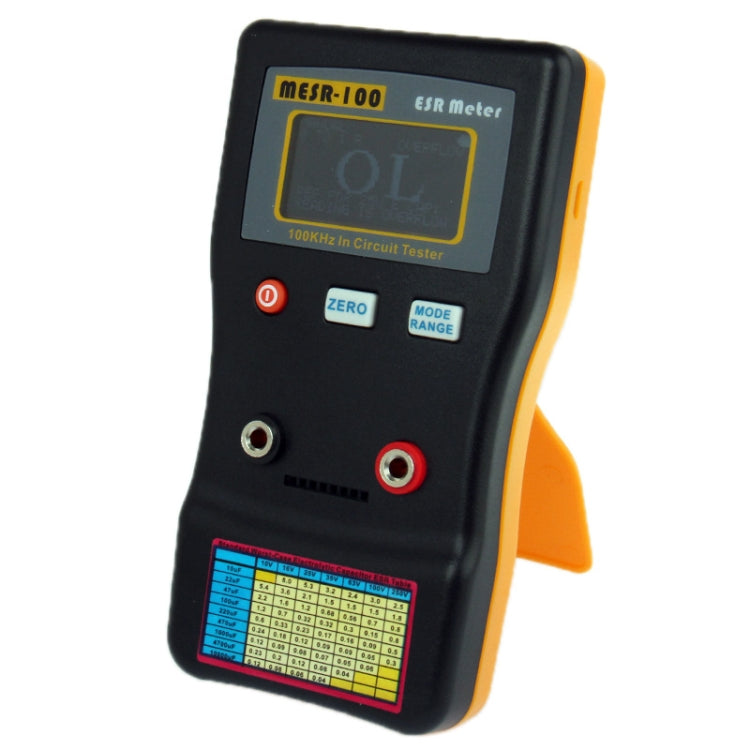 MESR-100 AutoRanging In Circuit ESR Capacitor /Low Ohm Meter Up to 0.01 to 100R(Orange) - Other Tester Tool by BENETECH | Online Shopping UK | buy2fix