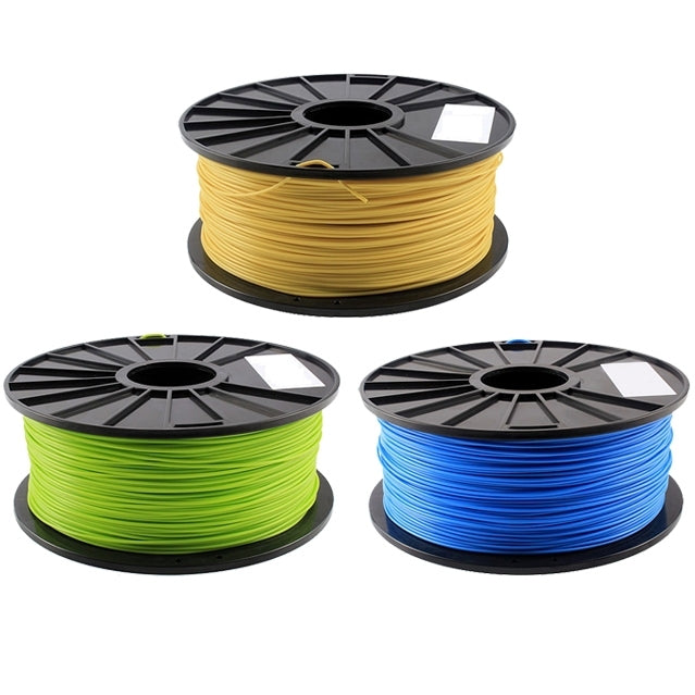 ABS 3.0 mm Luminous 3D Printer Filaments, about 135m(Yellow) - Consumer Electronics by buy2fix | Online Shopping UK | buy2fix