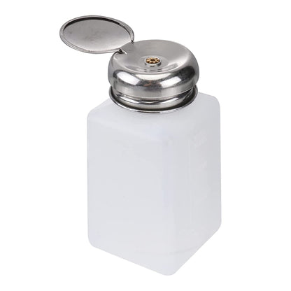 200ml Push Down Alcohol and Liquid Container Bottle(White) - Others by buy2fix | Online Shopping UK | buy2fix