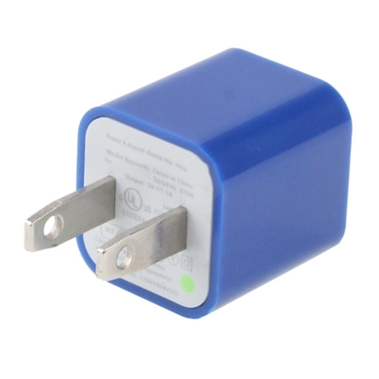 US Plug USB Charger(Dark Blue) - Apple Accessories by buy2fix | Online Shopping UK | buy2fix