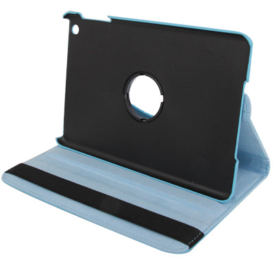 360 Degree Rotation Leather Case with Holder for iPad mini / mini 2 Retina(Baby Blue) - iPad Mini 3 & 2 & 1 Cases by buy2fix | Online Shopping UK | buy2fix