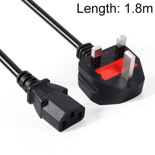 1.8m Big UK Power Cord - Power Cord by buy2fix | Online Shopping UK | buy2fix