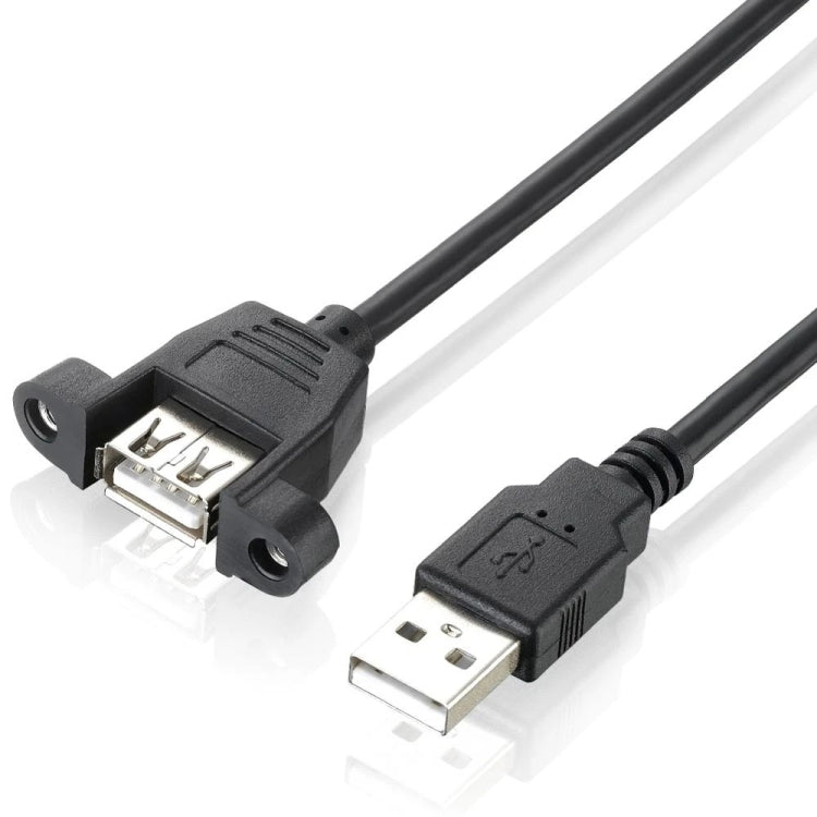 USB 2.0 AM to AF Mount Pannel Cable, Length: 30cm - USB Cable by buy2fix | Online Shopping UK | buy2fix