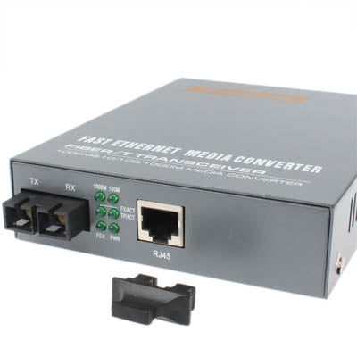 10/100/1000M Multimode Gigabit Adaptive Optical Transceiver - Fiber Receiver by buy2fix | Online Shopping UK | buy2fix