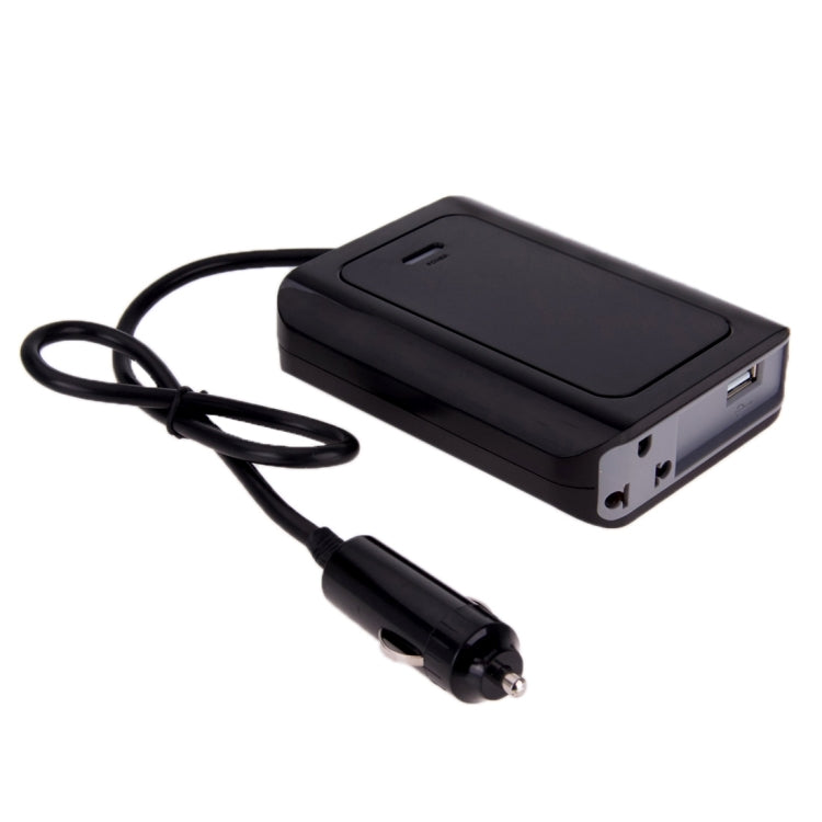 DY-200N, 200W DC 12V to AC Car Power Inverter with 500mA USB Port & EU / US Power Socket(Black) - Others by buy2fix | Online Shopping UK | buy2fix