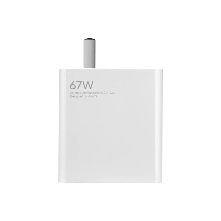 Original Xiaomi MDY-12-ES 67W USB Port Quick Charging Wall Charger + Type-C Cable, US Plug (White) - Mobile Accessories by Xiaomi | Online Shopping UK | buy2fix