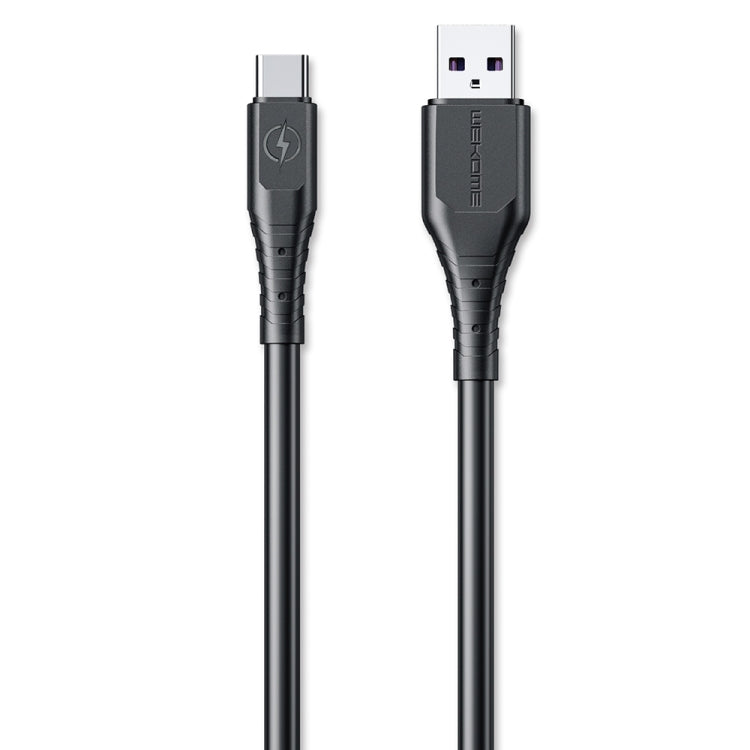 WK WDC-152 6A Type-C / USB-C Fast Charging Data Cable, Length: 3m (Black) - USB-C & Type-C Cable by WK | Online Shopping UK | buy2fix