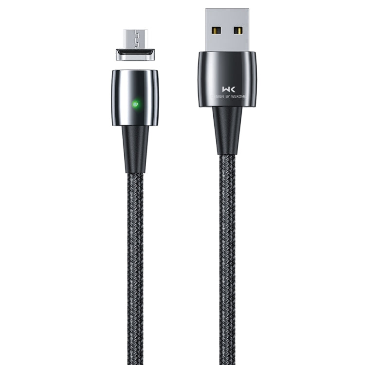 WK WDC-165m 3A Micro USB Magnetic Attraction Charging Data Cable, Length: 1m -  by WK | Online Shopping UK | buy2fix