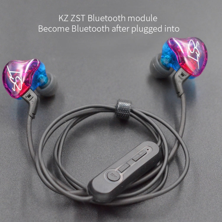 KZ ED12 85cm Bluetooth 4.2 Wireless Advanced Upgrade Module Earphone Cable(Black) - Cable & Splitter by KZ | Online Shopping UK | buy2fix