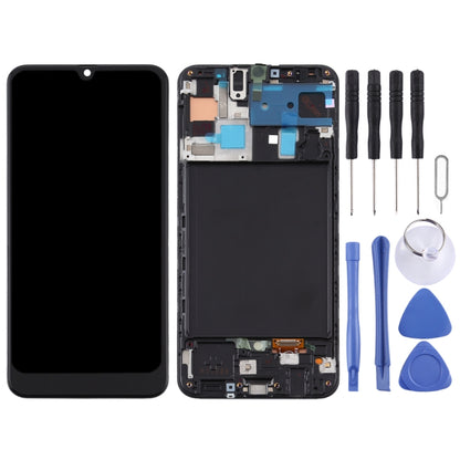 TFT LCD Screen for Samsung Galaxy A50 Digitizer Full Assembly with Frame (Not Supporting Fingerprint Identification)(Black) - Galaxy A Series Parts by buy2fix | Online Shopping UK | buy2fix