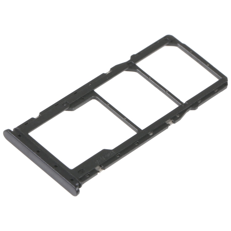 SIM Card Tray + SIM Card Tray + Micro SD Card Tray For Xiaomi Redmi 10A (Black) - Repair & Spare Parts by buy2fix | Online Shopping UK | buy2fix