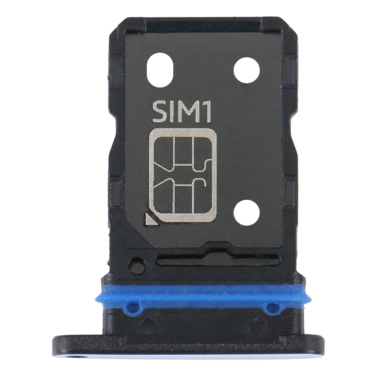 For vivo S15e SIM Card Tray + SIM Card Tray (Blue) - Card Socket by buy2fix | Online Shopping UK | buy2fix