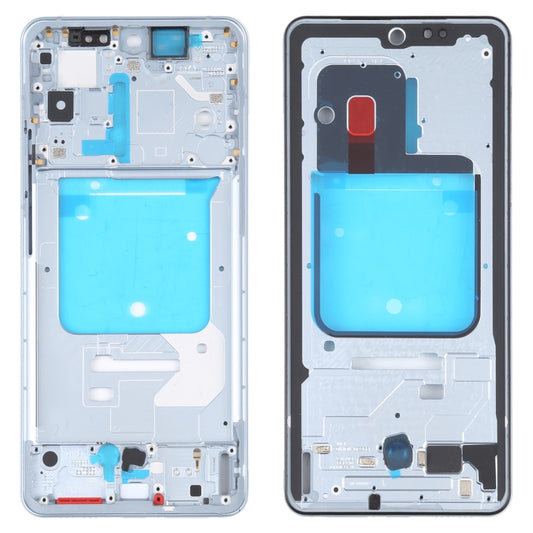 For vivo iQOO 7 Original Front Housing LCD Frame Bezel Plate (Blue) - Repair & Spare Parts by buy2fix | Online Shopping UK | buy2fix