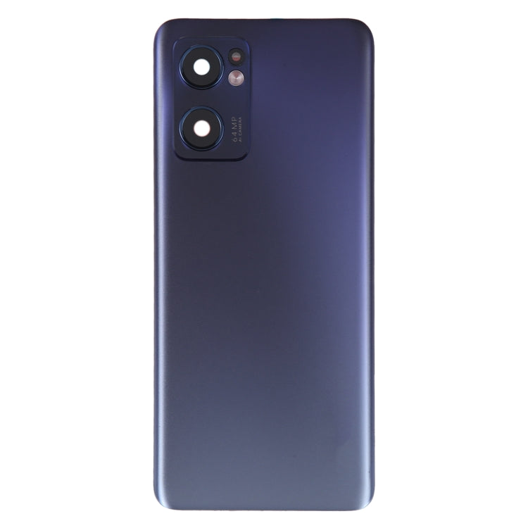 For OPPO Find X5 Lite Original Battery Back Cover with Camera Lens Cover(Black) -  by buy2fix | Online Shopping UK | buy2fix