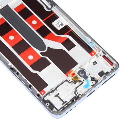 For OPPO Reno8 T 5G Original Front Housing LCD Frame Bezel Plate (Blue) - Frame Bezel Plate by buy2fix | Online Shopping UK | buy2fix