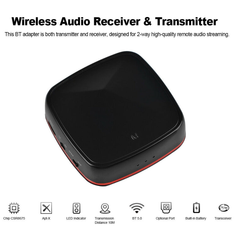 Aptx Bluetooth Transmitter Receiver Wireless Adapter Toslink/SPDIF - Fiber Receiver by buy2fix | Online Shopping UK | buy2fix