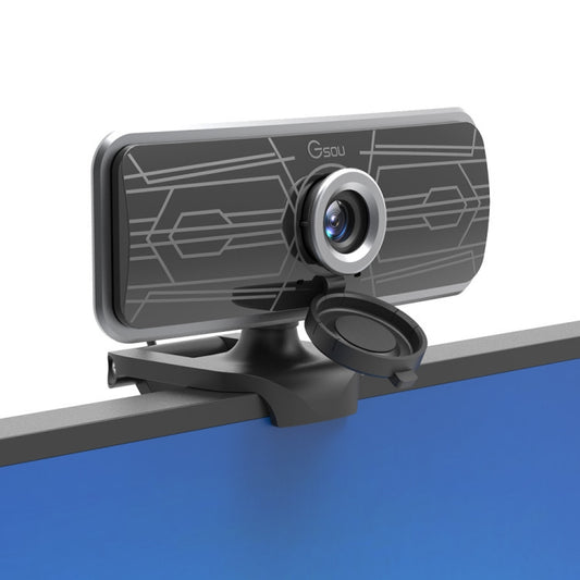 Gsou T16s 1080P HD Webcam with Cover Built-in Microphone for Online Classes Broadcast Conference Video - HD Camera by Gsou | Online Shopping UK | buy2fix