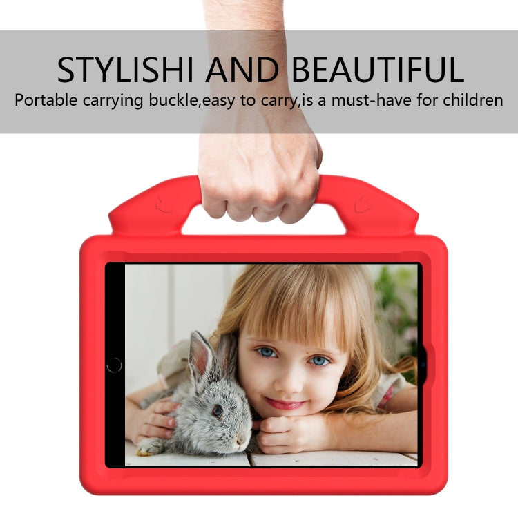 For iPad Mini 5/4/3/2/1 EVA Material Children Flat Anti Falling Cover Protective Shell With Thumb Bracket(Red) - Apple Accessories by buy2fix | Online Shopping UK | buy2fix