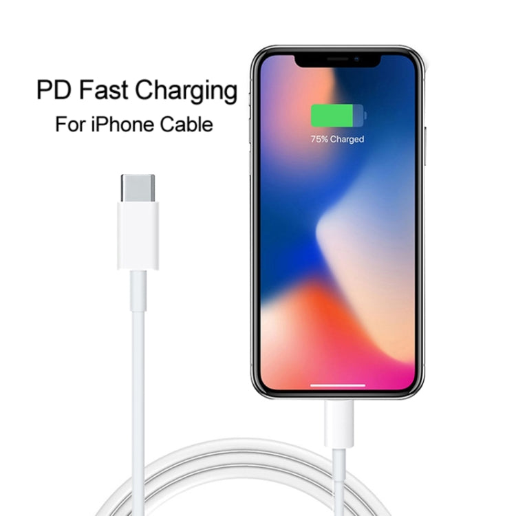 SDC-20W 2 in 1 PD 20W USB-C / Type-C Travel Charger + 3A PD3.0 USB-C / Type-C to 8 Pin Fast Charge Data Cable Set, Cable Length: 2m, UK Plug - Apple Accessories by buy2fix | Online Shopping UK | buy2fix