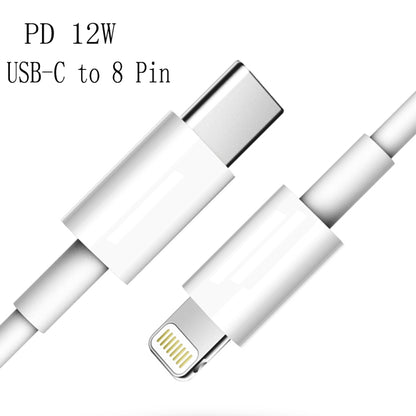 XJ-61 12W USB-C / Type-C to 8 Pin PD Fast Charging Cable, Cable Length:1.5m - Normal Style Cable by buy2fix | Online Shopping UK | buy2fix