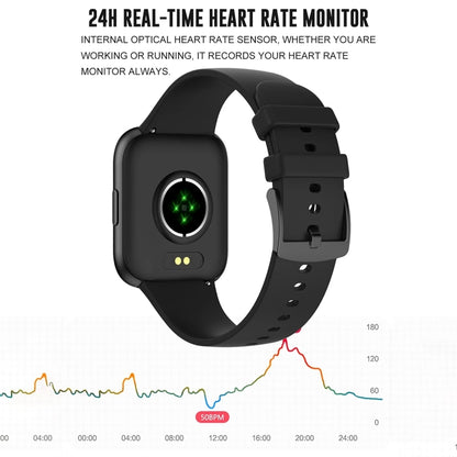 P25 1.69 inch Color Screen Smart Watch, IP68 Waterproof,Support Heart Rate Monitoring/Blood Pressure Monitoring/Blood Oxygen Monitoring/Sleep Monitoring(Gold) - Smart Wear by buy2fix | Online Shopping UK | buy2fix