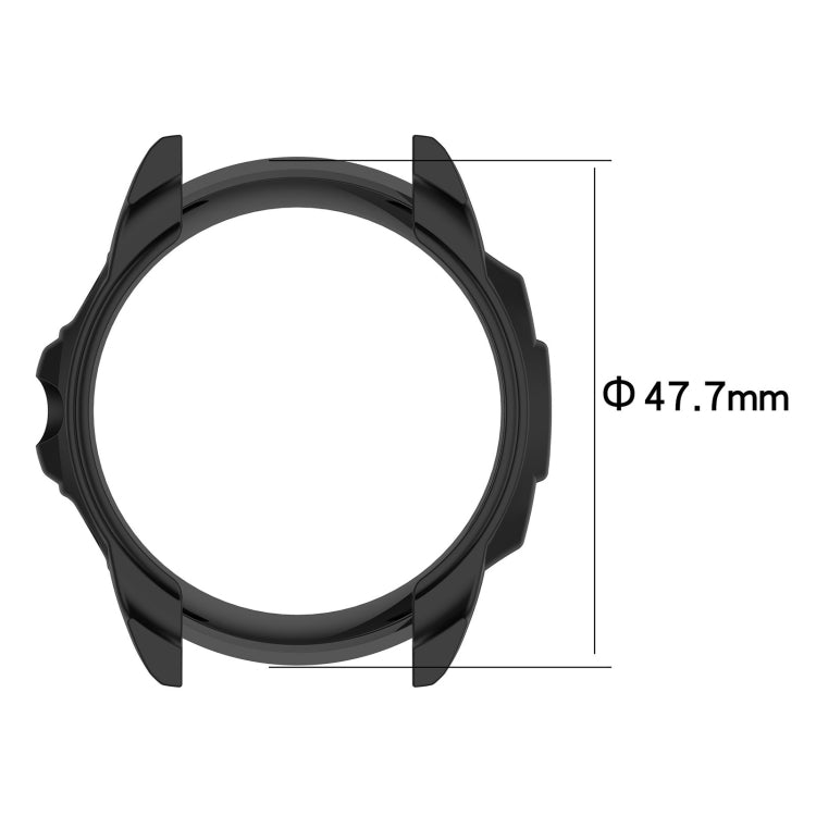 For Fossil Gen6 42mm Shockproof TPU Protective Watch Case(Black) - Smart Wear by buy2fix | Online Shopping UK | buy2fix