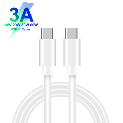 45W PD3.0 + 2 x QC3.0 USB Multi Port Charger with Type-C to Type-C Cable, UK Plug(White) - Mobile Accessories by buy2fix | Online Shopping UK | buy2fix