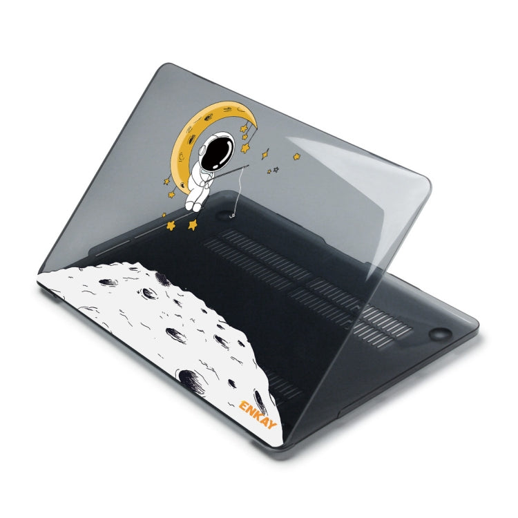 For MacBook Pro 13.3 A2251/A2289/A2338 ENKAY Hat-Prince 3 in 1 Spaceman Pattern Laotop Protective Crystal Case with TPU Keyboard Film / Anti-dust Plugs, Version:US(Spaceman No.3) - MacBook Pro Cases by ENKAY | Online Shopping UK | buy2fix