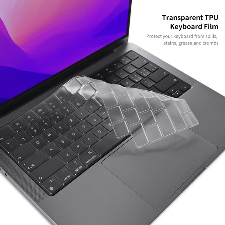 For MacBook Air 13.6 A2681 ENKAY Hat-Prince 3 in 1 Spaceman Pattern Laotop Protective Crystal Case with TPU Keyboard Film / Anti-dust Plugs, Version:EU(Spaceman No.1) - MacBook Air Cases by ENKAY | Online Shopping UK | buy2fix