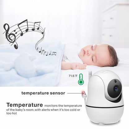 SM50 5 inch Baby Monitor 360-Degree Rotating Wireless Camera Night Vision Intercom Lullaby Monitor(AU Plug) - Security by buy2fix | Online Shopping UK | buy2fix