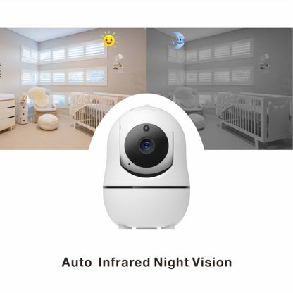 SM50 5 inch Baby Monitor 360-Degree Rotating Wireless Camera Night Vision Intercom Lullaby Monitor(EU Plug) - Security by buy2fix | Online Shopping UK | buy2fix